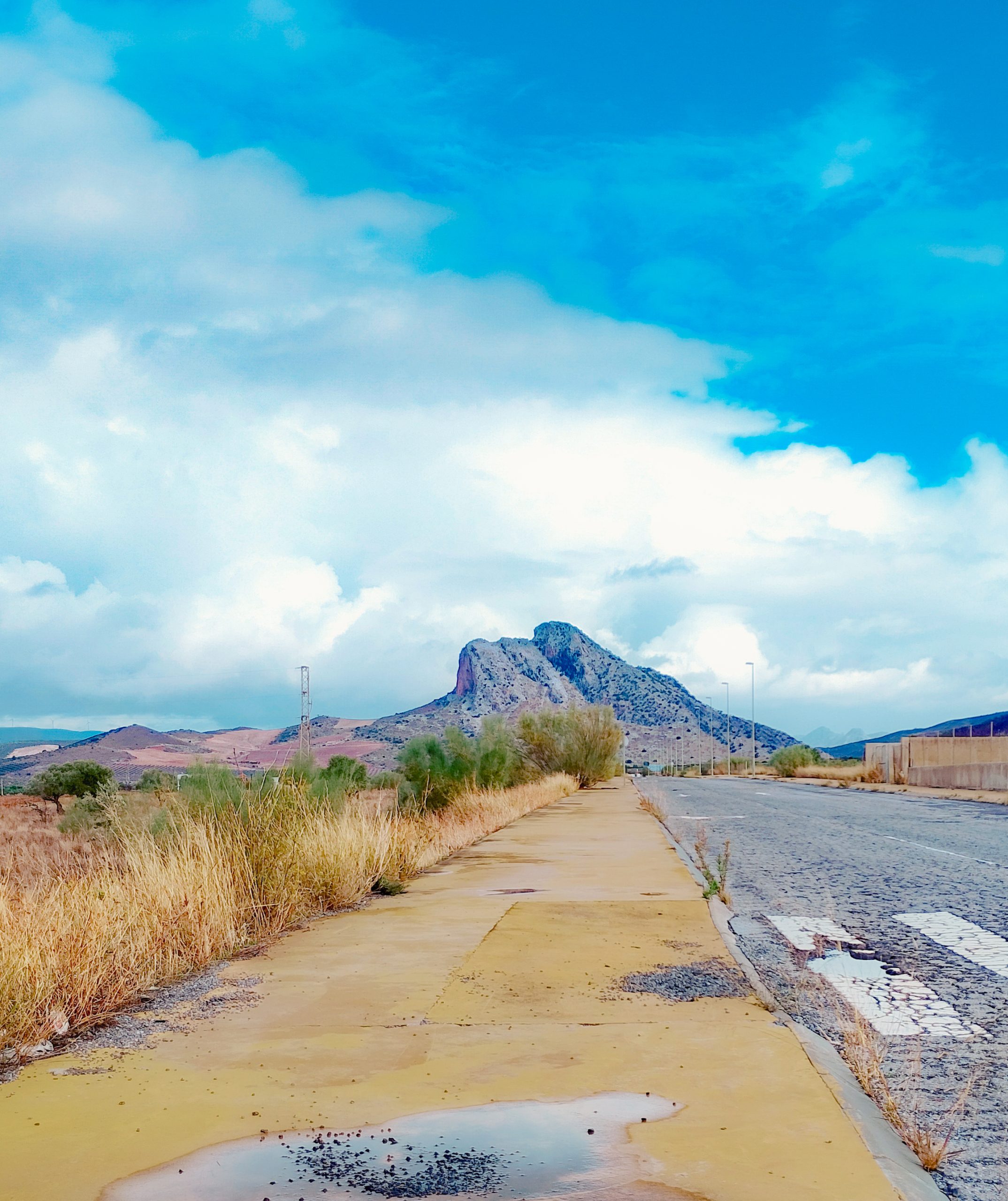 Peña de los Enamorados, "The Sleeping Giant" or "Montaña del Indio" - near Antequera in Málaga province