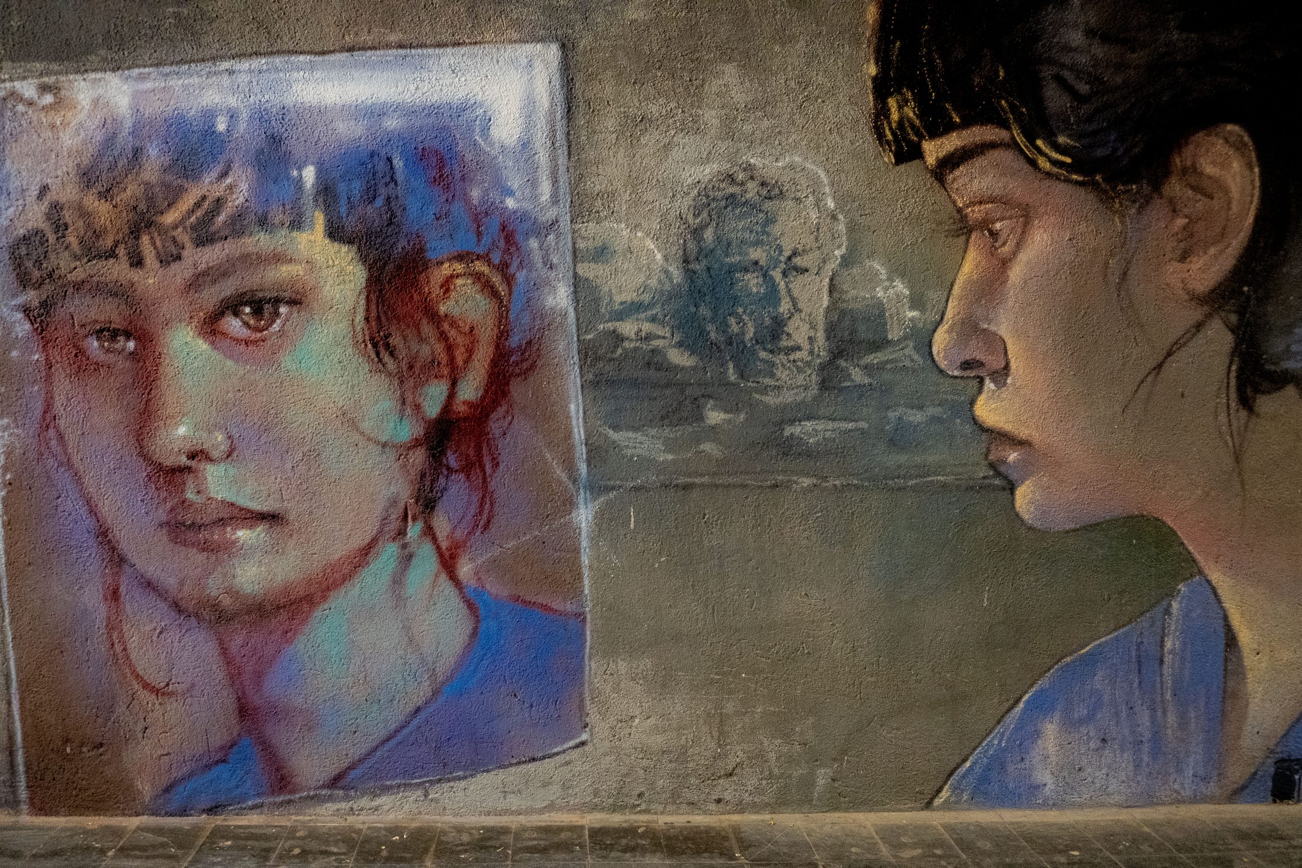 Arte urbano de Black Mirror en Almería