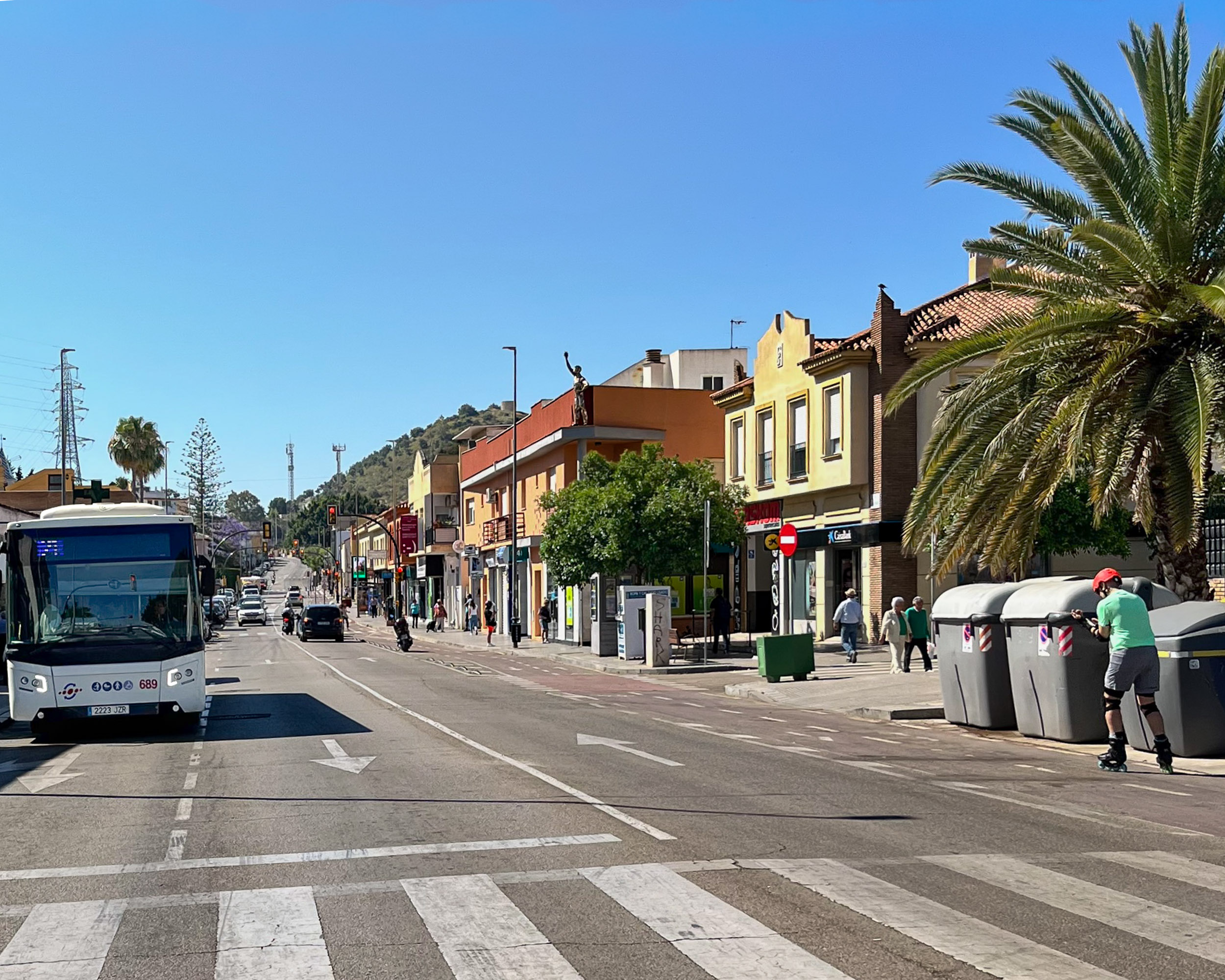 Center of District 10, Puerto de la Torre, in northwest Málaga