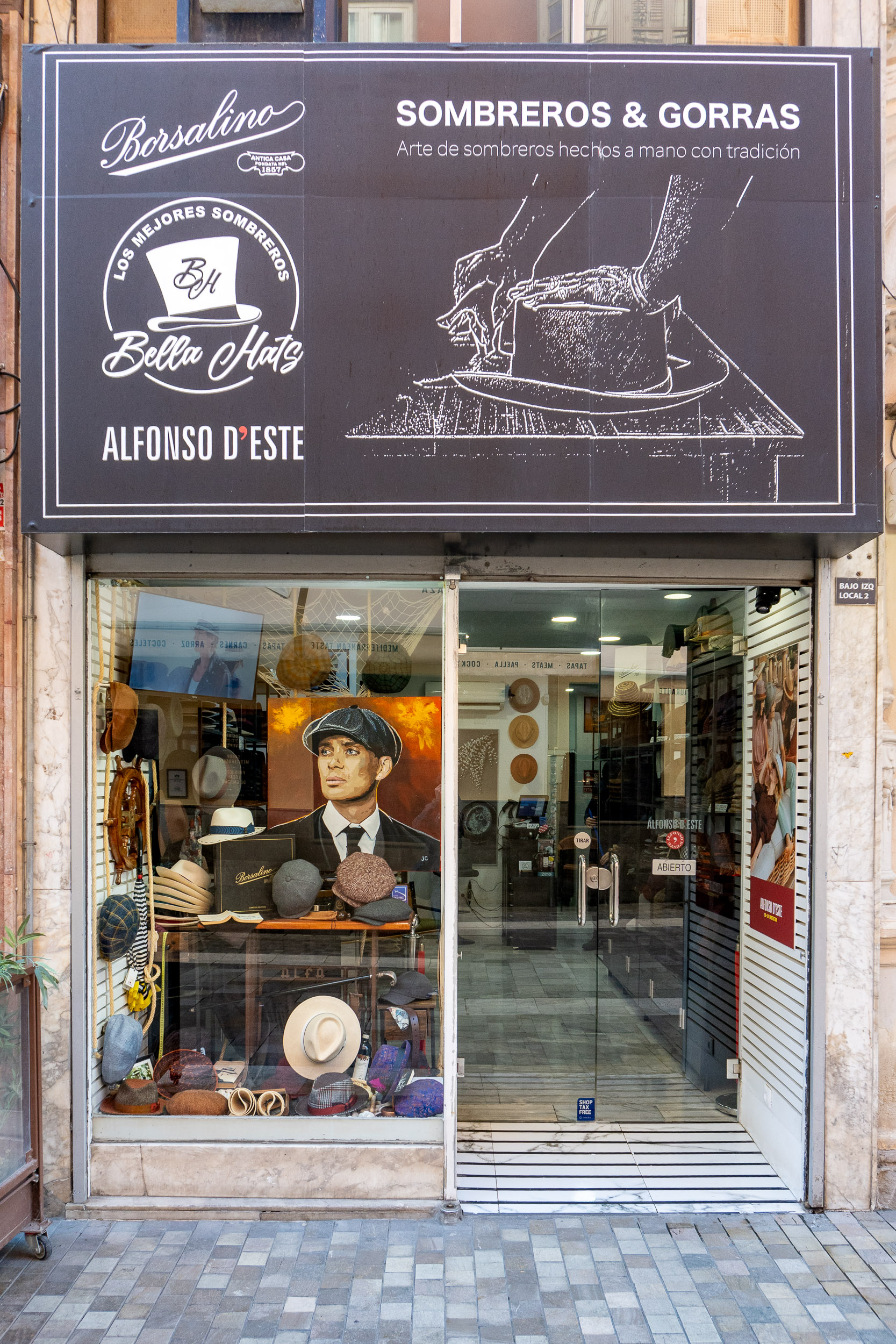 Bella Hats Calle Calderería Distrito Málaga Centro